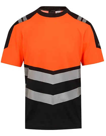 Veiligheid T-shirt Regatta High Visibility Class 1 TRS280 in Veiligheid T-shirt Regatta High Visibility Class 1 TRS280 Zwart-Oranje
