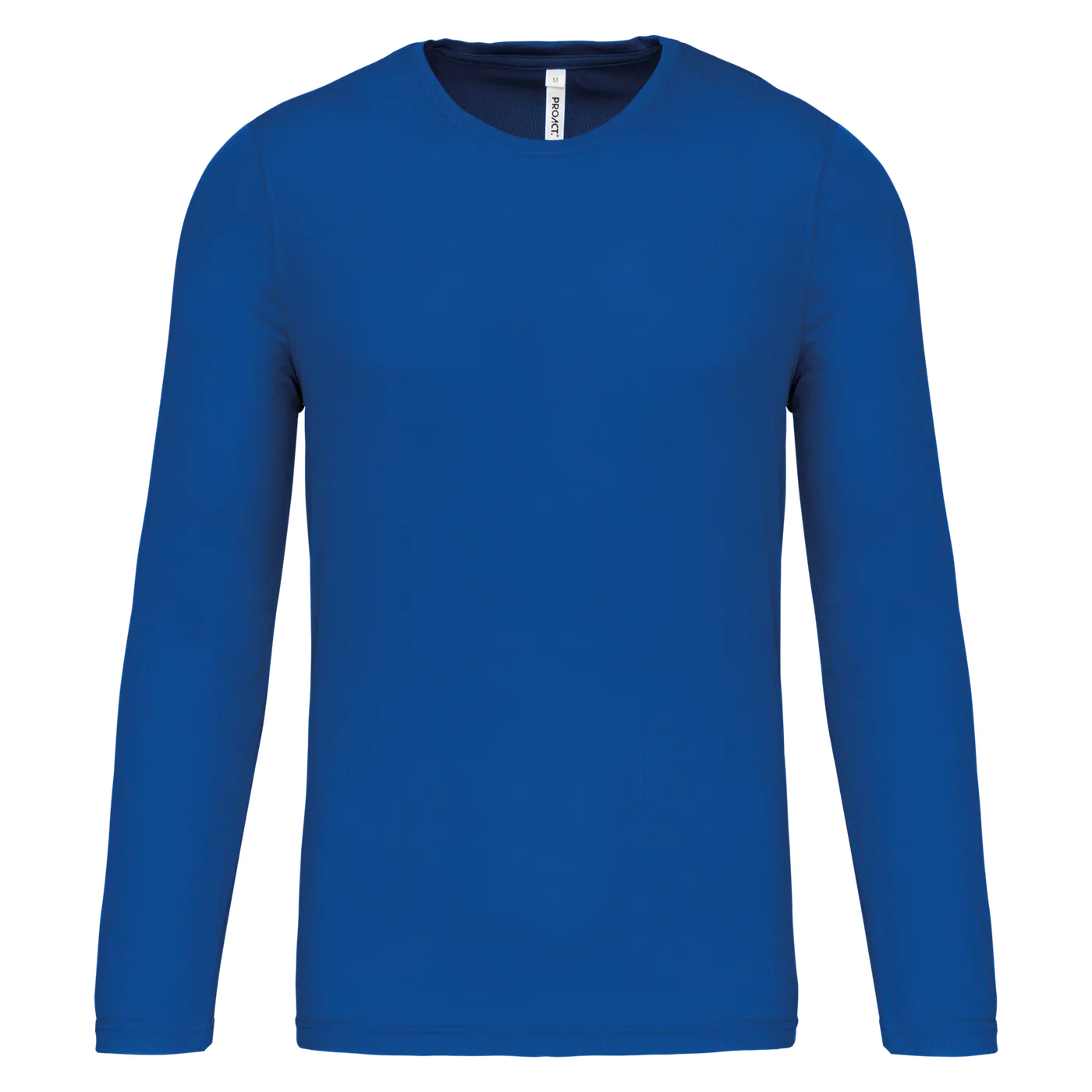Heren Sportshirt Proact LS PA443 SPORTY ROYAL BLUE
