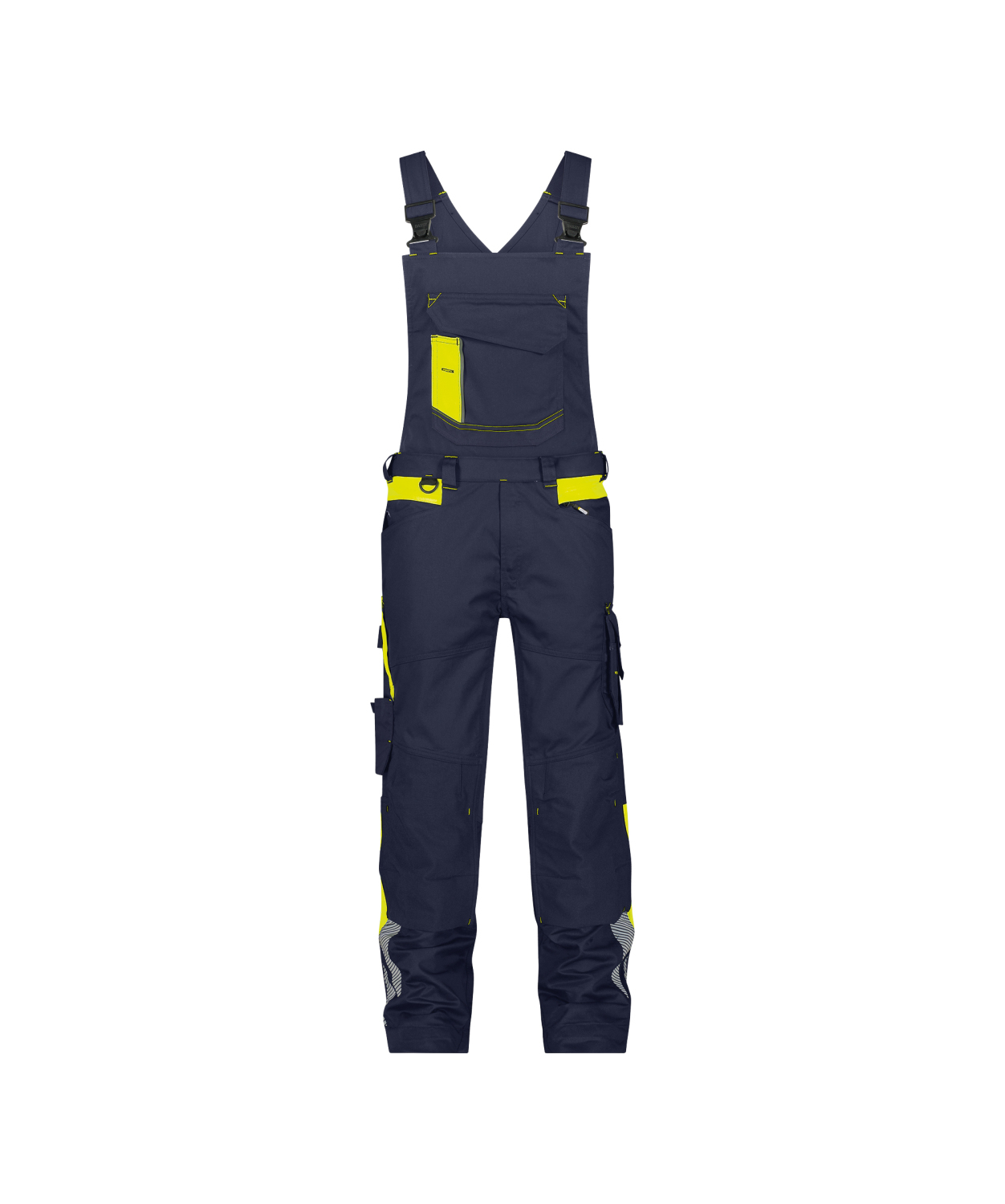 DASSY Amerikaanse Overall Ulsan NACHT BLAUW-FLUO GEEL