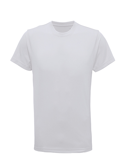 Heren Sportshirt TriDri Hexoflage performance TR010 Wit