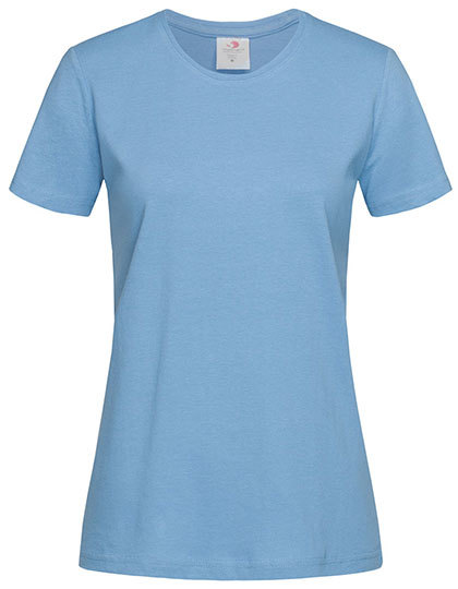 Dames T-shirt Classic-T Fitted Stedman ST2600 - Light Blue