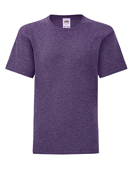 Kinder T-shirt Fruit of the Loom 61-023-0 Iconic - Heather Purple