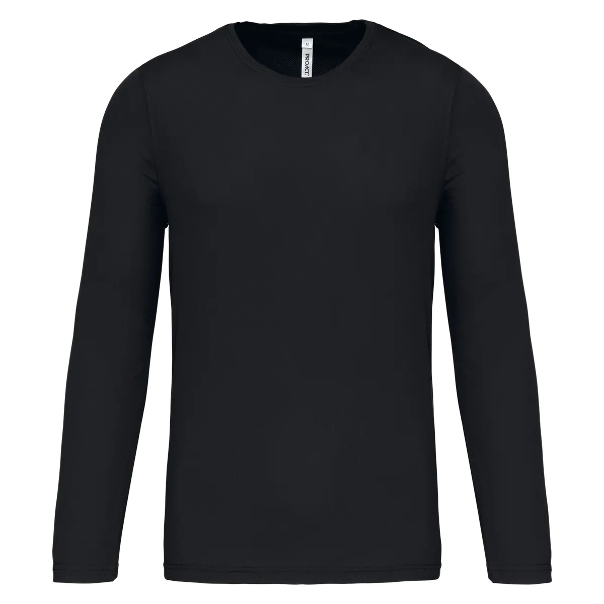 Heren Sportshirt Proact LS PA443 zwart