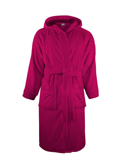 Badjas Hoodie The One Towelling T1-BH Magenta