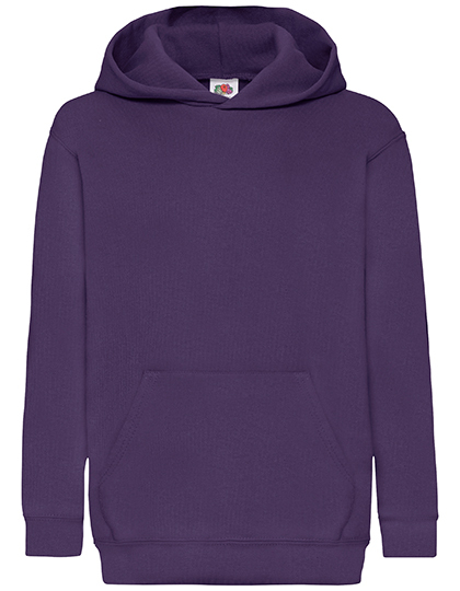 Kinder Hooded sweaters Fruit of the Loom 62-034-0 paars