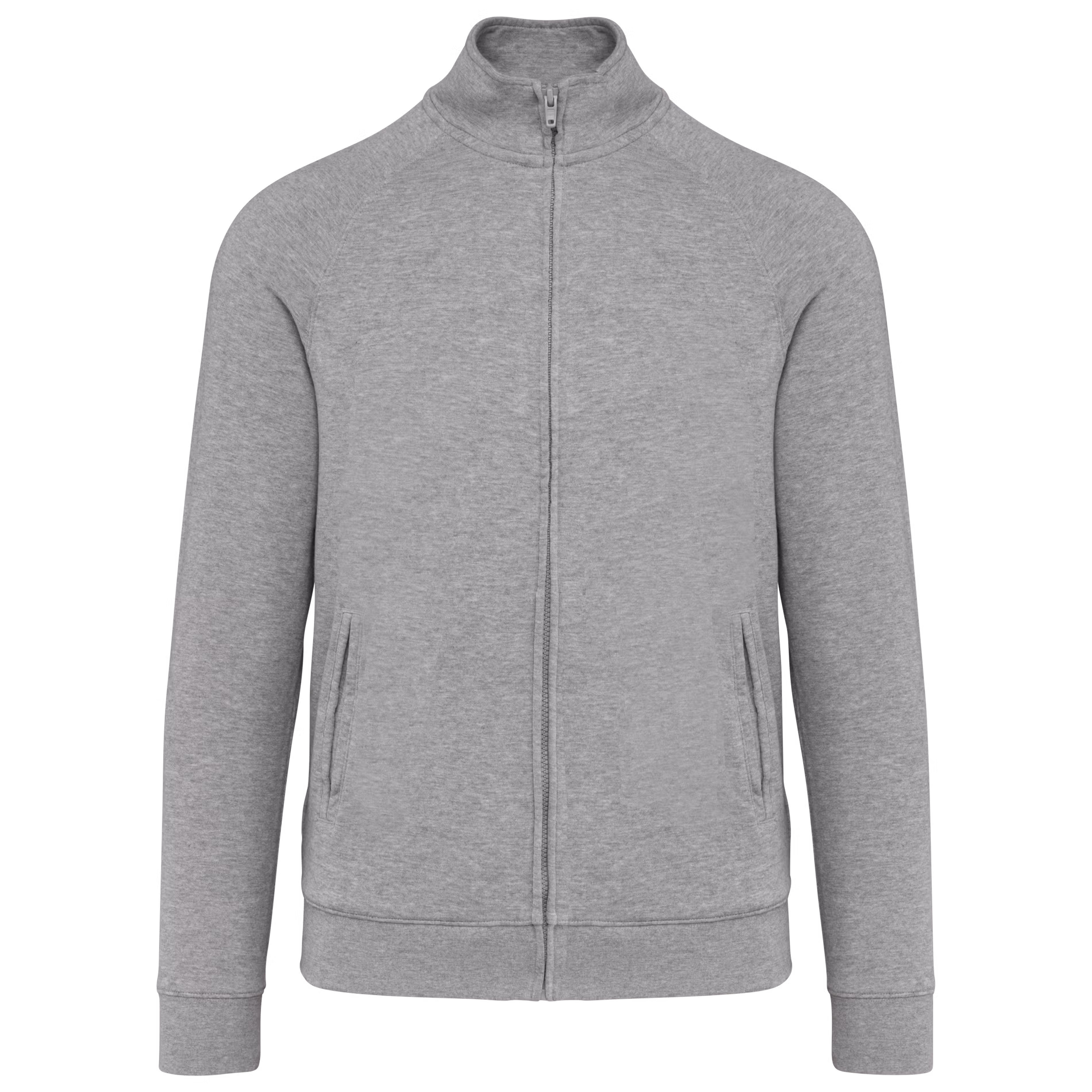 Werktrui WK406 met raglan mouwen Oxford Grey