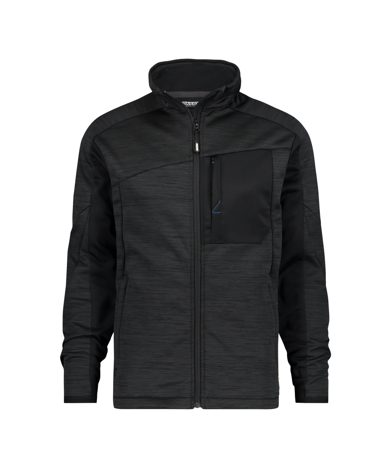 DASSY Fleece Vest Convex ZWART