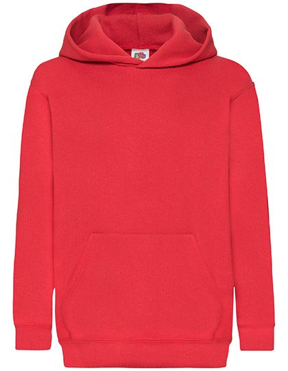 Kinder Hooded sweaters Fruit of the Loom 62-034-0 rood