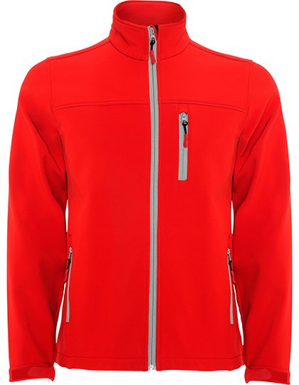 Heren Softshell Jas Antartida Roly SS6432 rood