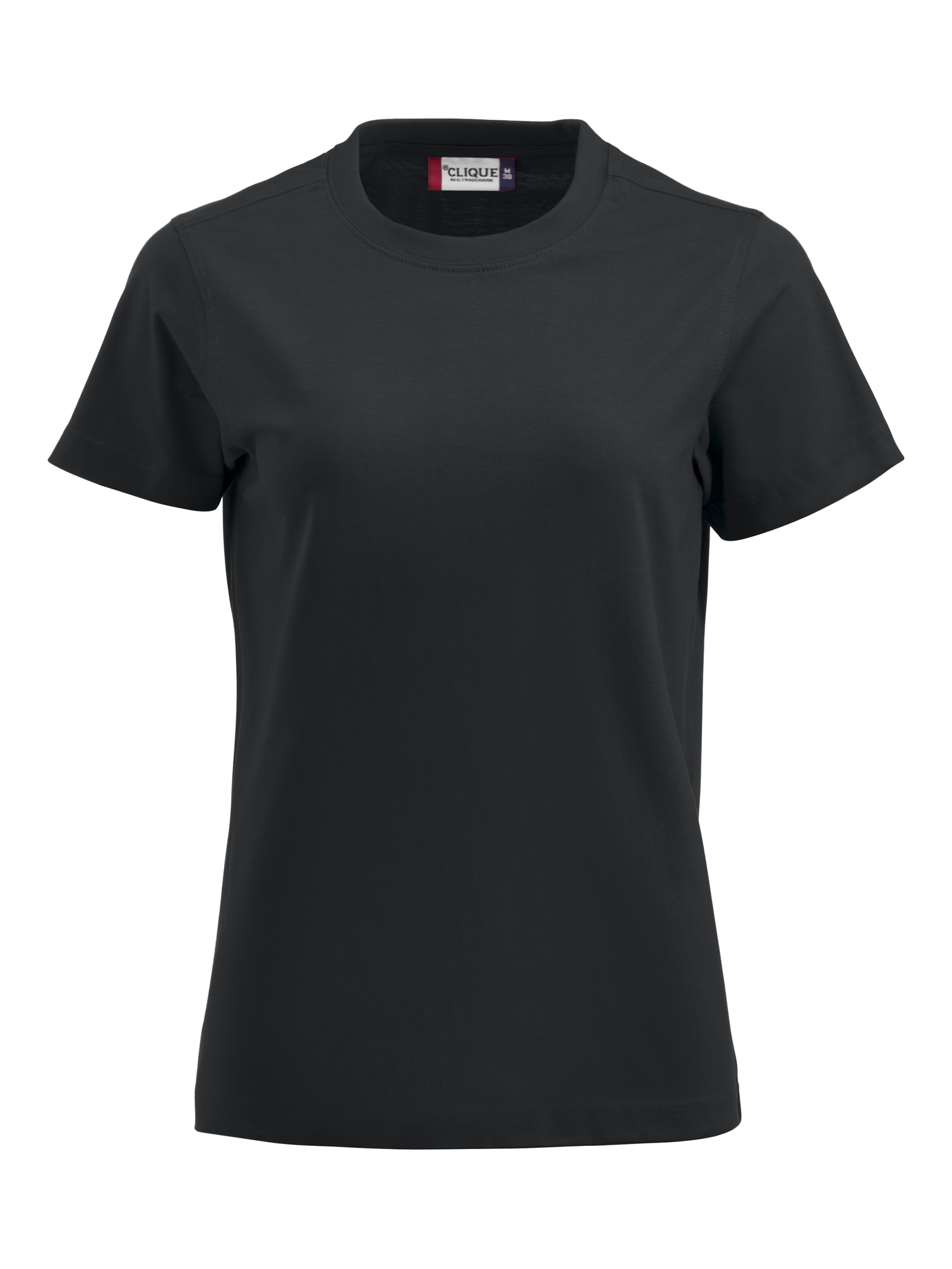 Dames T-shirt Clique Premium-T 029341 - Zwart