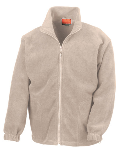 Heren Fleece Vest Result R036X naturel