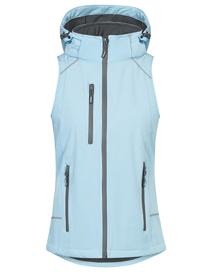 Dames Softshell Bodywarmer Promodoro 7845 Ice Blue