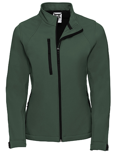 Dames Softshell Jas Russell R-140F-0 Bottle Green