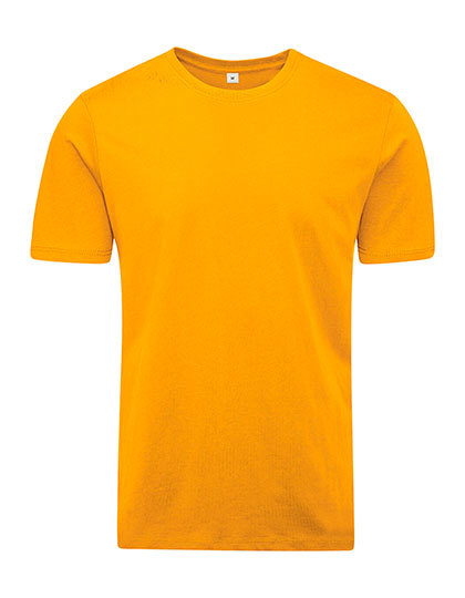 Heren T-shirt Organisch Mantis M01 - Mustard