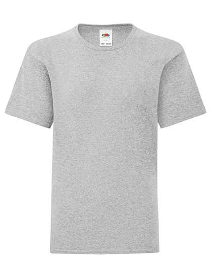 Kinder T-shirt Fruit of the Loom 61-023-0 Iconic - Heather Grey