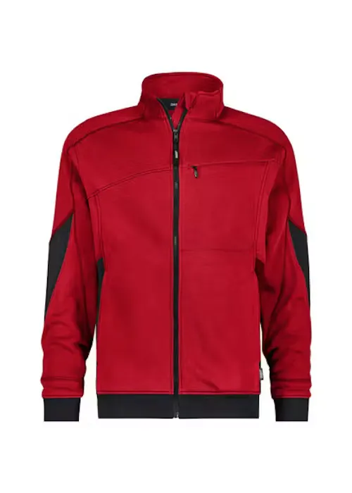 DASSY Sweater Velox met Rits Stretch 300570 in DASSY Sweater Velox met Rits Stretch 300570 ROOD-ZWART