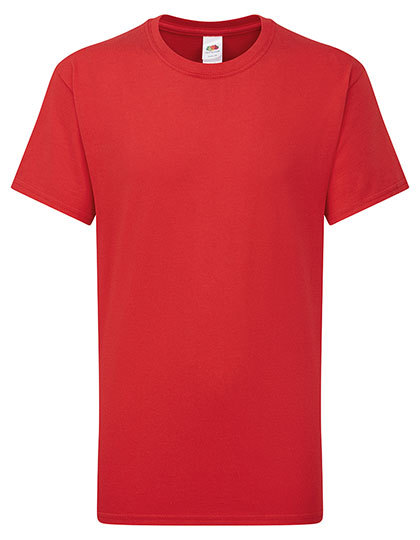 Kinder T-shirt Iconic T fruit of the Loom 61-363-0 - Red