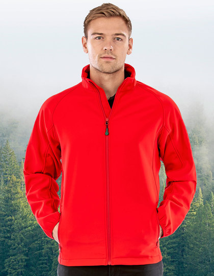 Heren Softshell Jas Result Recycled R901M