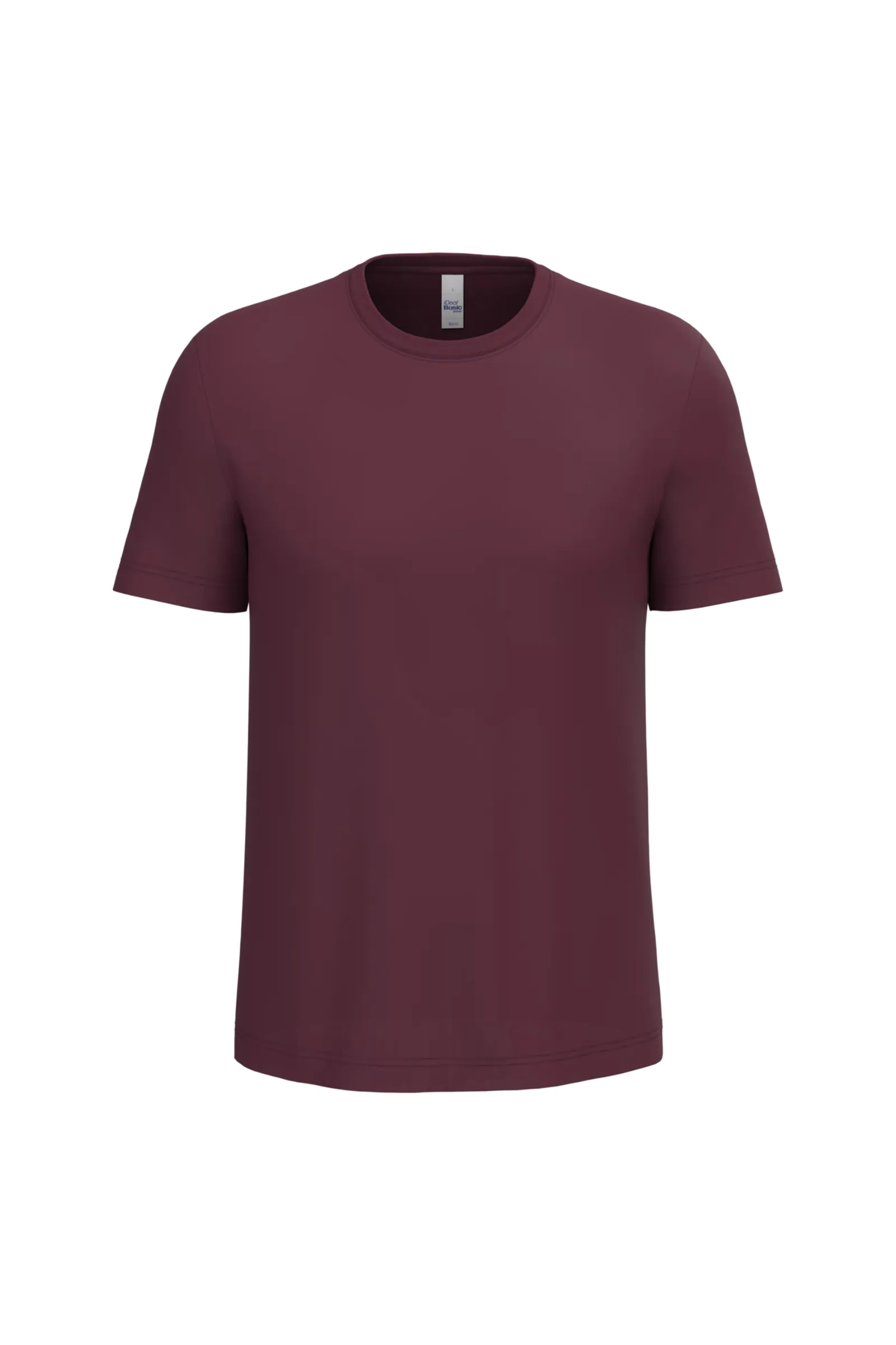 Goedkope heren T-shirt iDeal Basic Brand IB310 in Goedkope heren T-shirt iDeal Basic Brand IB310 - Ideal Burgundy