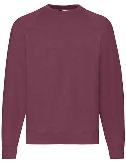Sweater Raglan Fruit of the Loom 62-216-0 burgundy