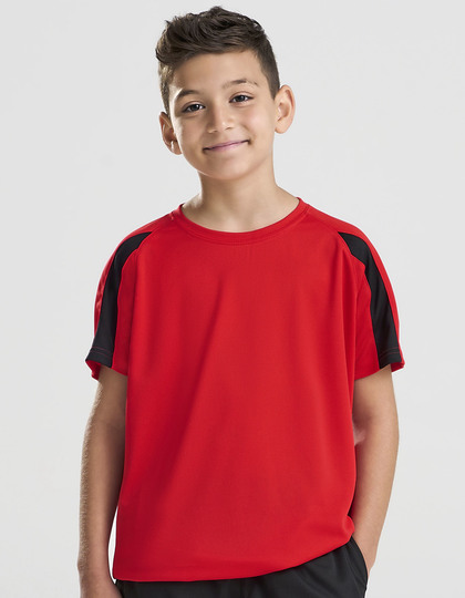 Kinder Sportshirt Contrast AWDis JC003J