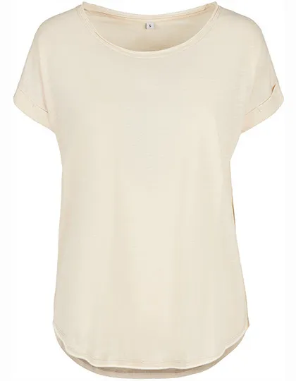 Dames T-shirt Build Your Brand BY036 in White Sand