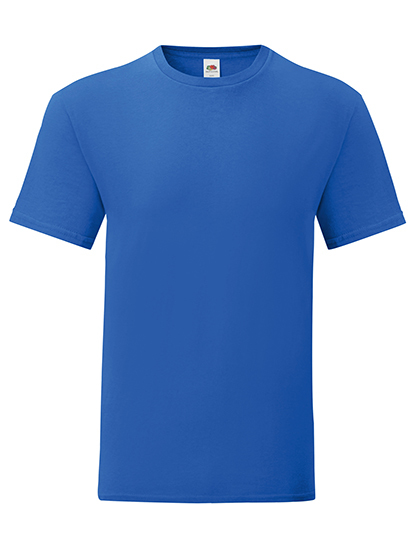 Heren T-shirt Fruit of the loom 61-430-0 - Royal Blue