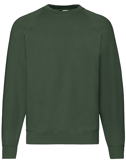 Sweater Raglan Fruit of the Loom 62-216-0 bottle green