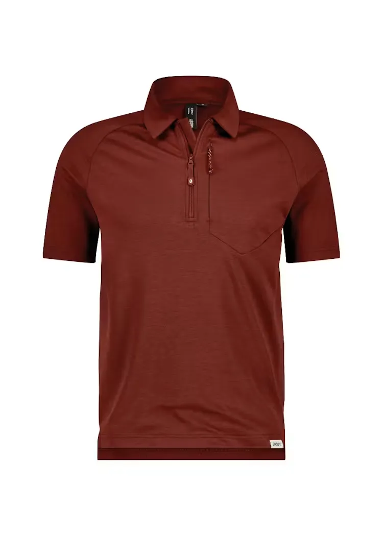 DASSY Polo Madidi 710067 in DASSY Polo Madidi 710067 BAKSTEEN ROOD