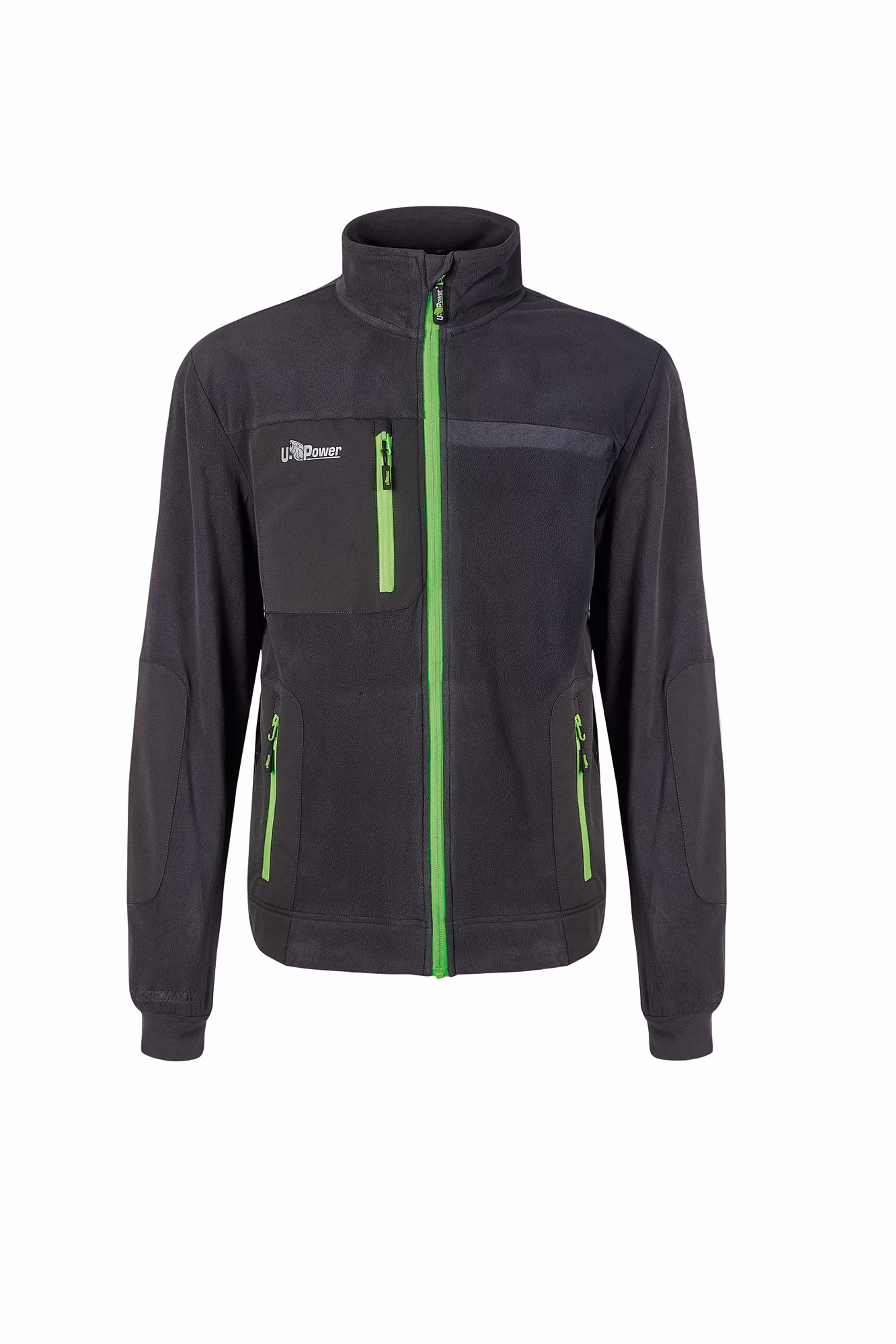 Heren Fleece vest Venus U-POWER UPFU225 ASPHALT GREY GREEN