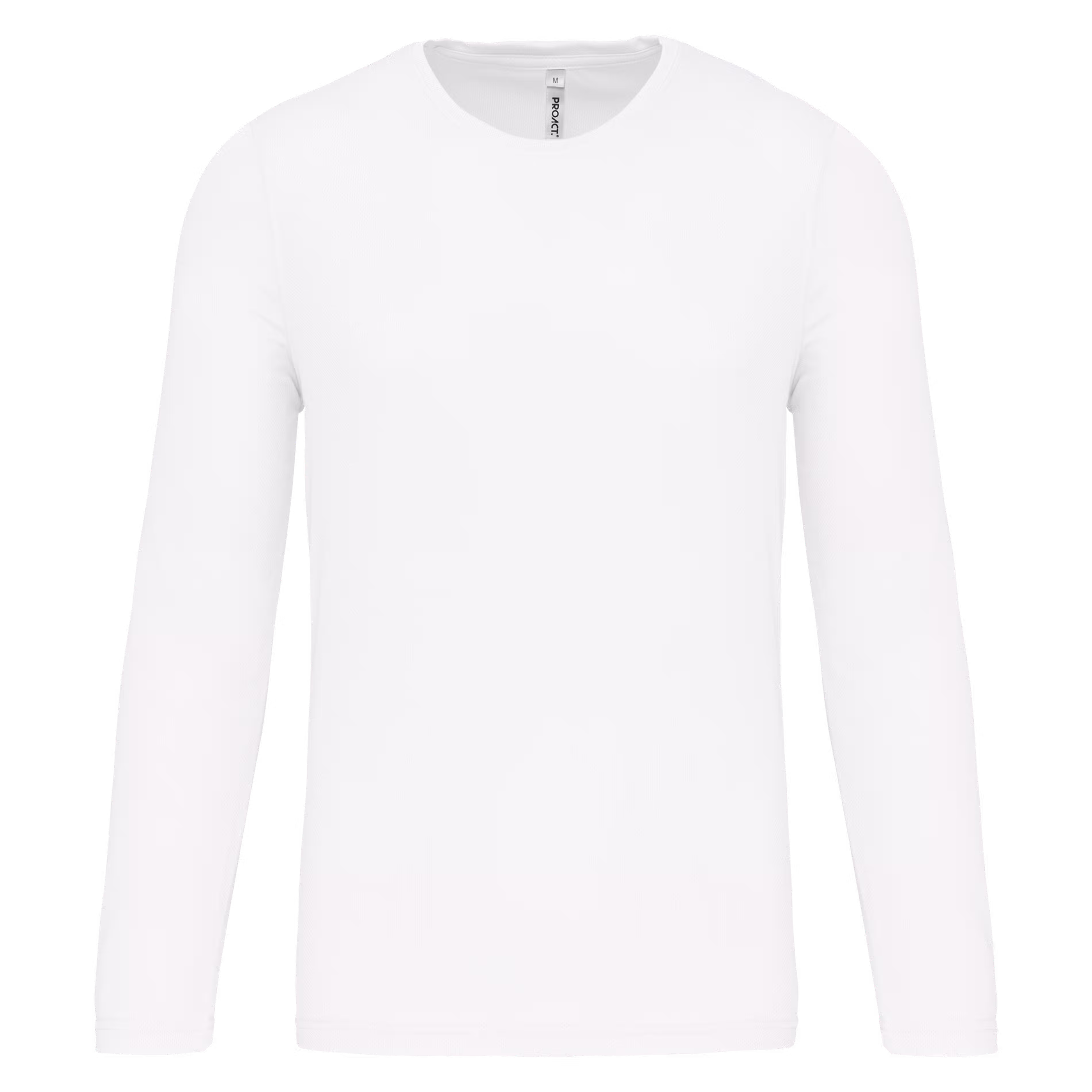 Heren Sportshirt Proact LS PA443 wit