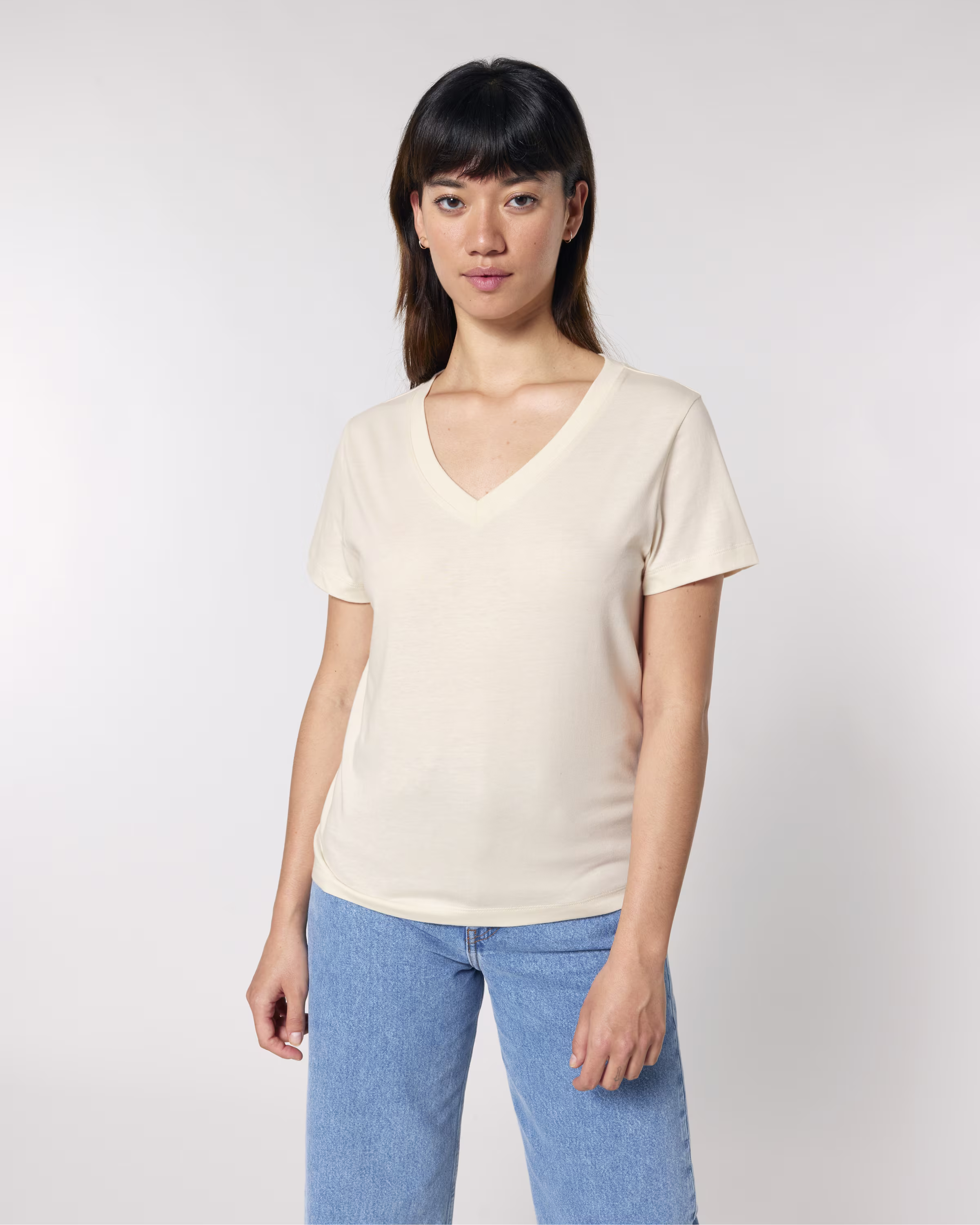 Dames T-shirt Stanley Stella Isla V-hals STTW176