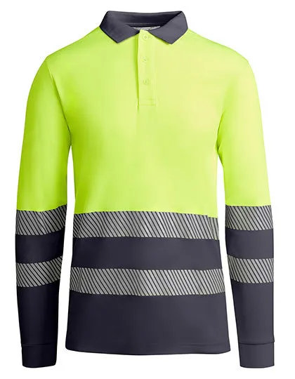 Veiligheid Polo Lange Mouw Roly HV9319 in Veiligheid Polo Lange Mouw Roly HV9319 Lead-Fluo Geel