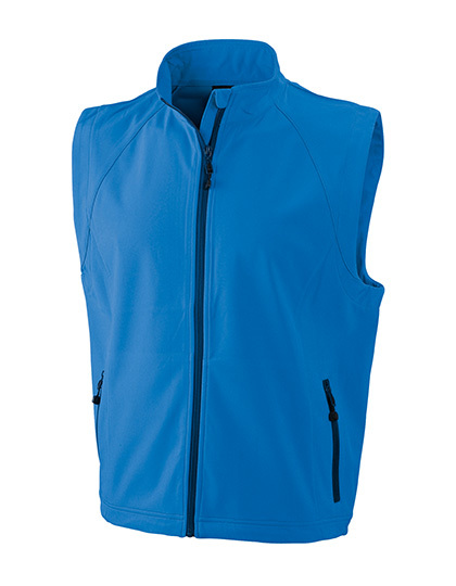 Heren Softshell Bodywarmer Daiber JN1022 Azur