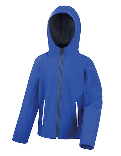 Softshell Jassen Kinder Hooded Result R224J Royal-Navy