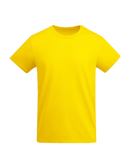 Heren T-shirt Eco Roly Breda CA6698- Yellow