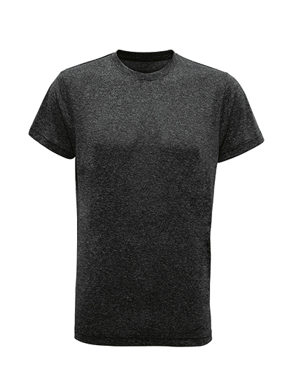 Heren Sportshirt TriDri Hexoflage performance TR010 Zwart Melange