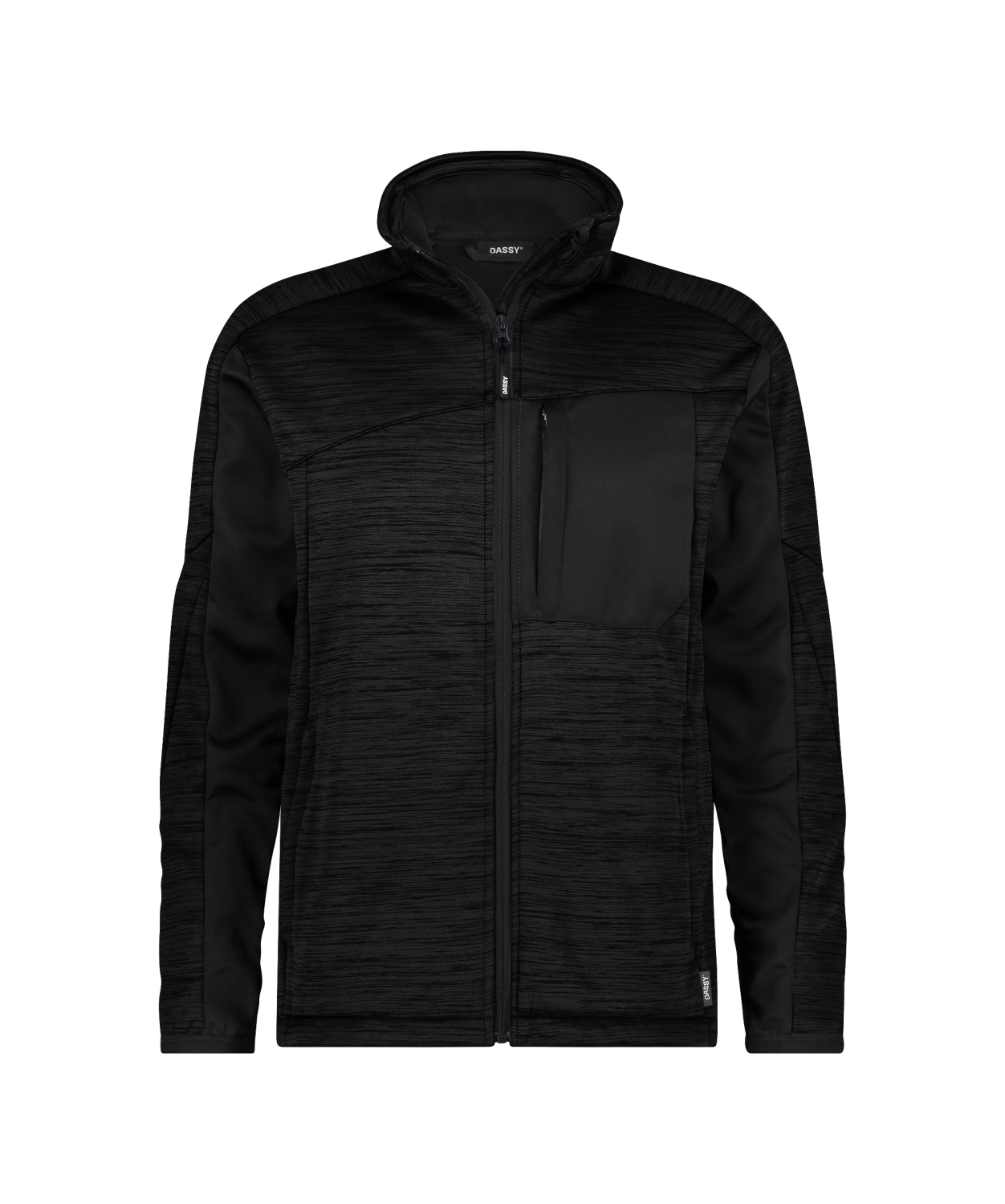 DASSY Fleece Vest Convex Next ZWART