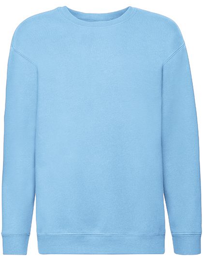 Sweaters Kinder Fruit of the Loom 62-031-0 sky blue