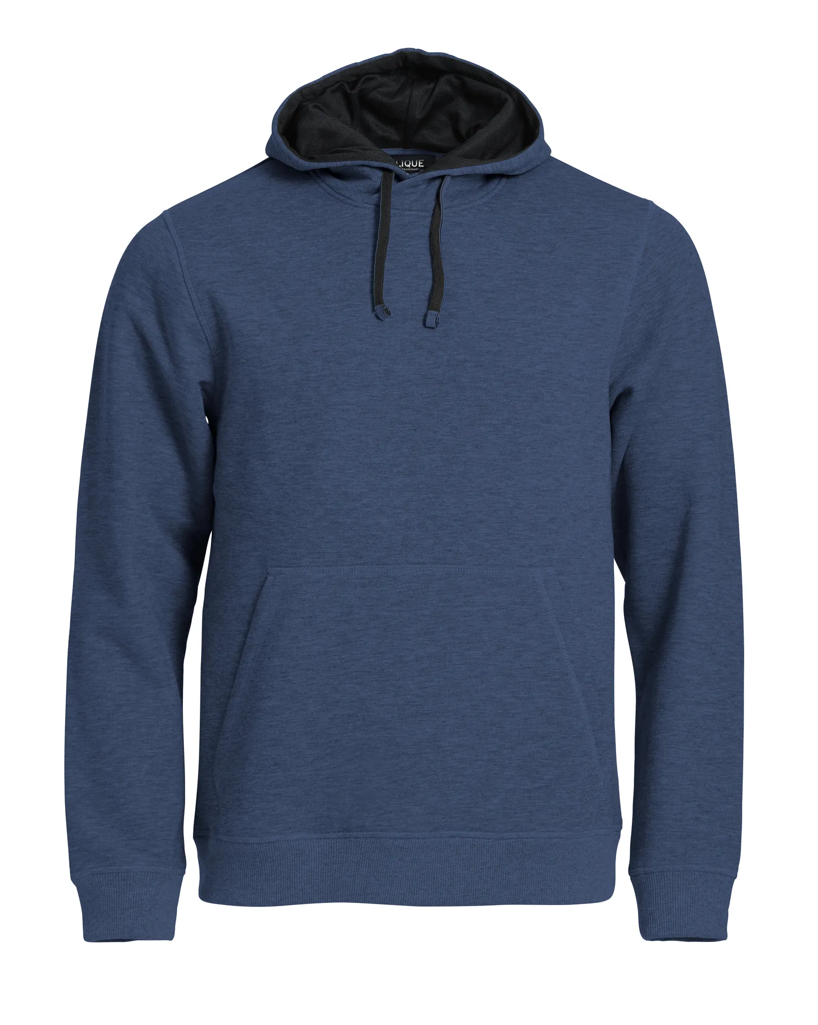 Heren Hoodie Clique Classic 021041 in Heren Hoodie Clique Classic 021041 Blauw melange