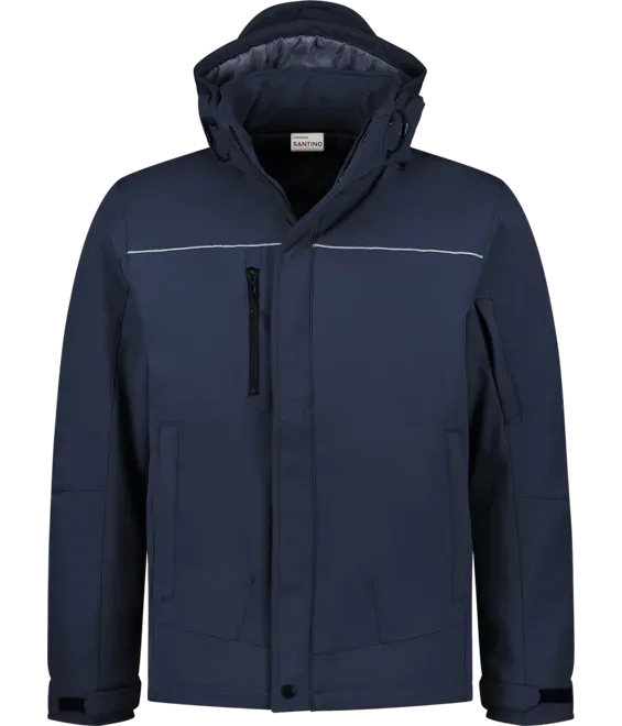 Heren Softshell Jas Santino STOCKHOLM in Heren Softshell Jas Santino STOCKHOLM Real Navy