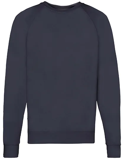 Heren Sweater Fruit of the Loom Raglan Lightweight 62-138-0 in Heren Sweater Fruit of the Loom Raglan Lightweight 62-138-0 Deep Navy