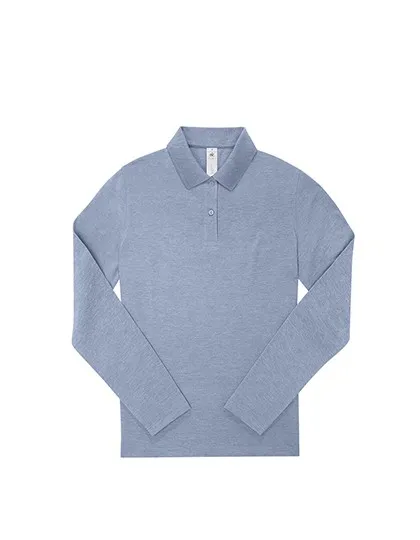 Dames polo B&C My Polo 210 Long Sleeve productfoto