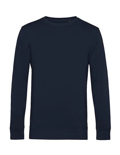 Organische heren Sweater B&C Inspire Crew Neck Sweat WU31B in Organische heren Sweater B&C Inspire Crew Neck Sweat WU31B - navy
