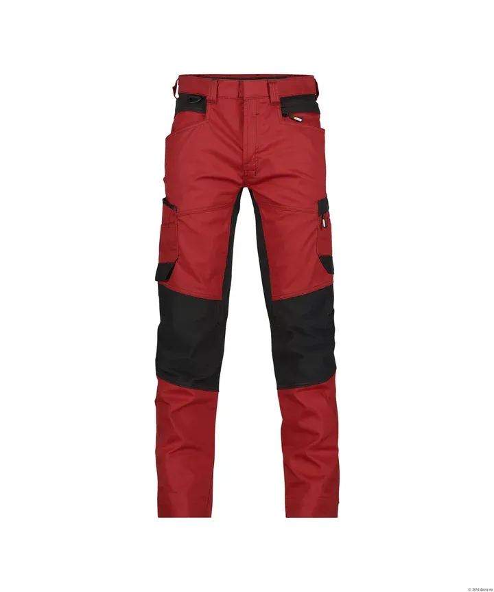 DASSY Werkbroek Helix in DASSY Werkbroek Helix ROOD-ZWART