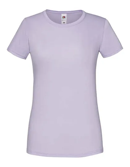 Dames T-shirt Iconic Fruit of the Loom 61-432-0 in Dames T-shirt Iconic Fruit of the Loom 61-432-0 - Soft Lavender