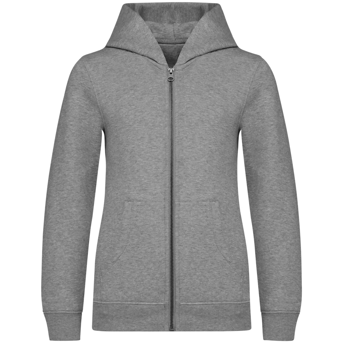 Kinder Hooded Sweater Full Zip Native Spirit NS405 in Kinder Hooded Sweater Full Zip Native Spirit NS405 MOON GREY HEATHER