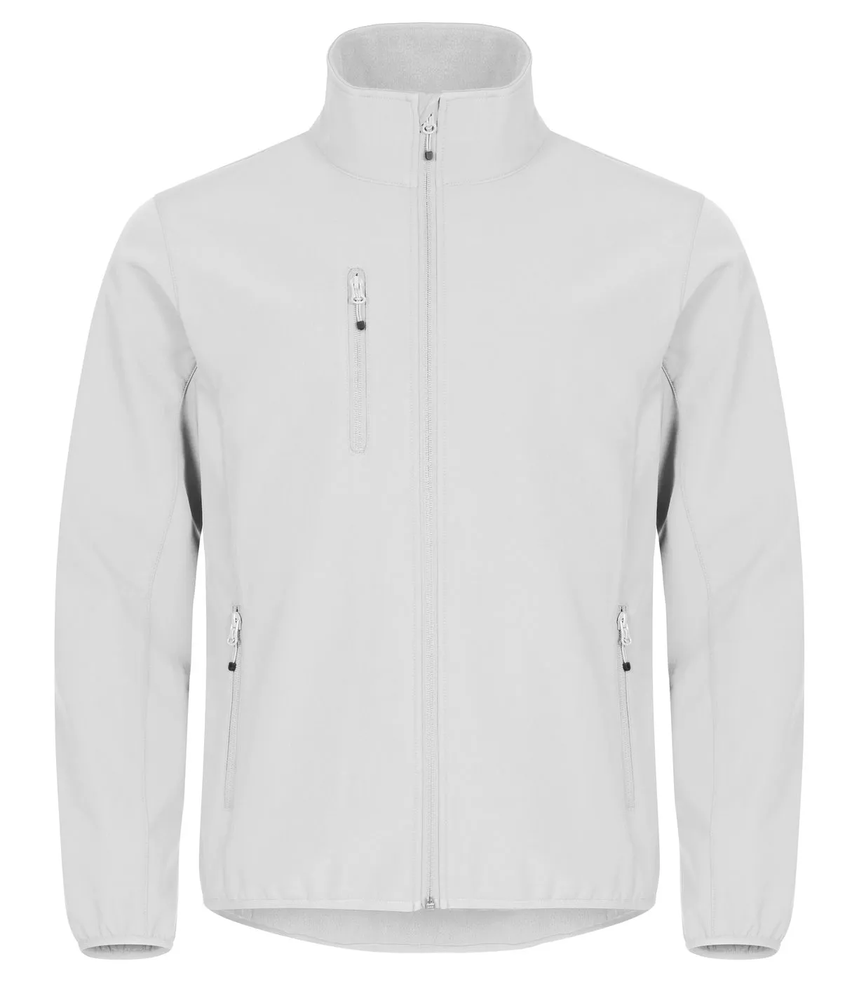 Heren Softshell Jas Clique Classic 0200910 in Heren Softshell Jas Clique Classic 0200910 wit