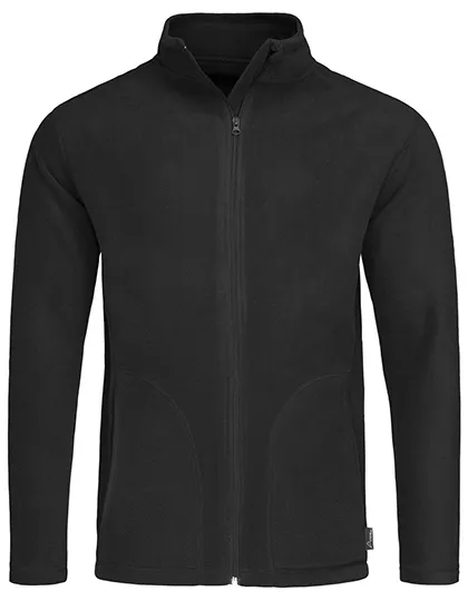 Heren Fleece Vest Stedman ST5030 in Black Opal