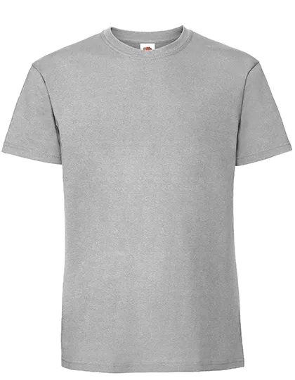 Heren T-shirt Ringspun Premium Fruit of the loom 61-422-0 in Heren T-shirt Ringspun Premium Fruit of the loom 61-422-0 - Zinc